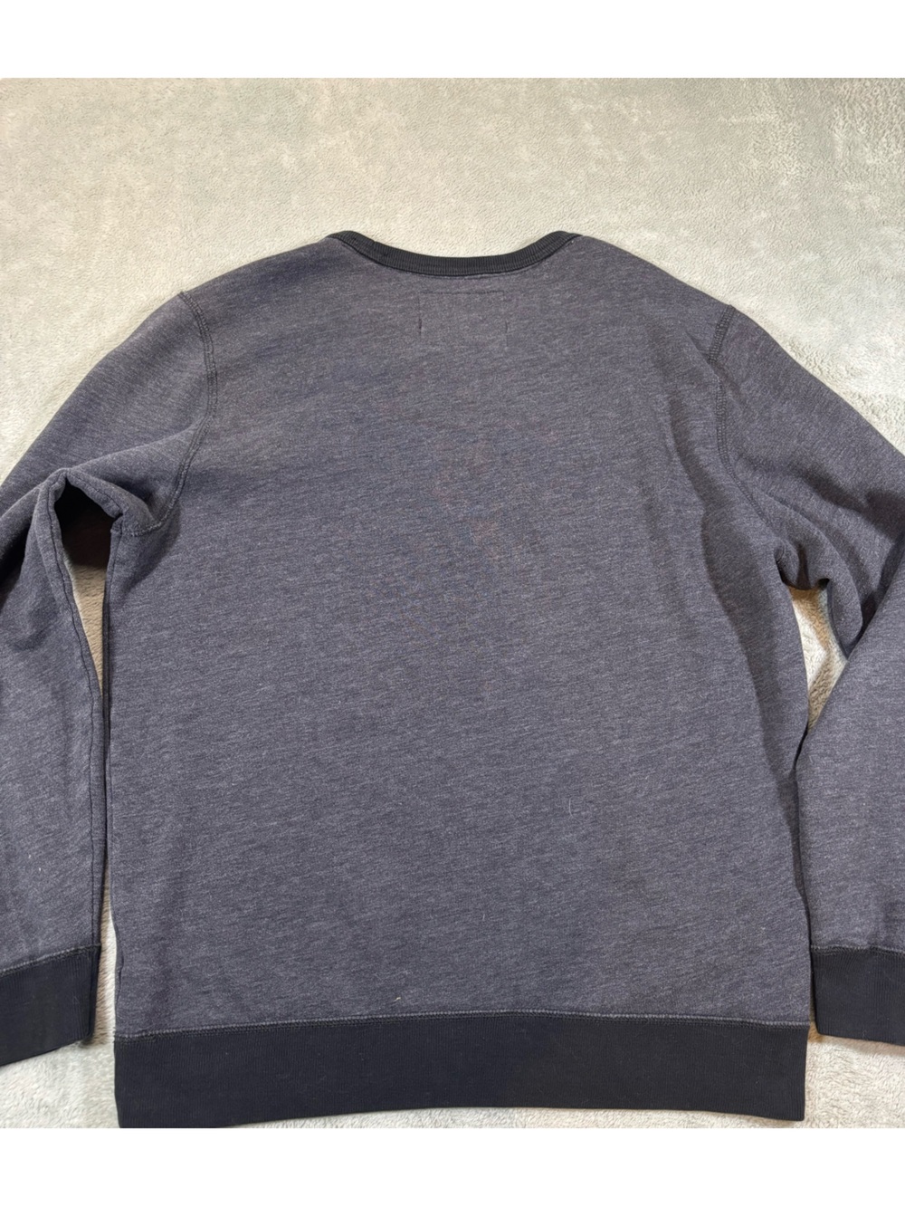 Abercrombie & Fitch Gray Crewneck Sweatshirt Embroidered Moose Logo Men's M - Picture 5 of 5